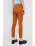 United Colors of Benetton pantaloni femei culoarea bej high waist - Pled.ro