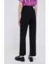 United Colors of Benetton pantaloni femei drept high waist - Pled.ro