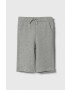 United Colors of Benetton pantaloni culoarea gri neted - Pled.ro