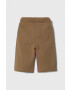 United Colors of Benetton pantaloni culoarea maro neted - Pled.ro