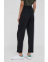 United Colors of Benetton pantaloni femei culoarea negru mulata high waist - Pled.ro