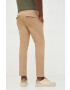 United Colors of Benetton pantaloni femei culoarea albastru marin drept high waist - Pled.ro