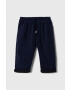 United Colors of Benetton pantaloni bebe culoarea albastru marin neted - Pled.ro