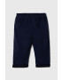 United Colors of Benetton pantaloni bebe culoarea albastru marin neted - Pled.ro