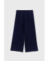 United Colors of Benetton pantaloni copii culoarea albastru marin neted - Pled.ro