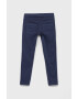 United Colors of Benetton pantaloni copii culoarea albastru marin neted - Pled.ro