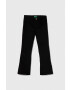 United Colors of Benetton pantaloni copii culoarea negru neted - Pled.ro