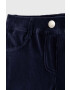 United Colors of Benetton pantaloni copii culoarea albastru marin neted - Pled.ro