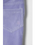 United Colors of Benetton pantaloni copii culoarea violet neted - Pled.ro