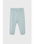 United Colors of Benetton pantaloni de bumbac pentru copii neted - Pled.ro