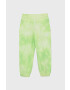 United Colors of Benetton pantaloni de bumbac pentru copii culoarea verde modelator - Pled.ro