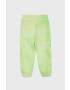 United Colors of Benetton pantaloni de bumbac pentru copii culoarea verde modelator - Pled.ro