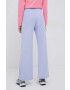 United Colors of Benetton pantaloni de trening din bumbac culoarea albastru marin neted - Pled.ro