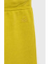 United Colors of Benetton pantaloni de trening din bumbac pentru copii culoarea verde neted - Pled.ro