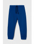 United Colors of Benetton pantaloni de trening din bumbac pentru copii neted - Pled.ro