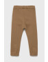 United Colors of Benetton pantaloni de trening din bumbac pentru copii culoarea roz neted - Pled.ro