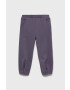 United Colors of Benetton pantaloni de trening din bumbac pentru copii culoarea violet neted - Pled.ro