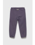 United Colors of Benetton pantaloni de trening din bumbac pentru copii culoarea violet neted - Pled.ro