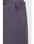 United Colors of Benetton pantaloni de trening din bumbac pentru copii culoarea violet neted - Pled.ro