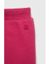 United Colors of Benetton pantaloni de trening pentru copii culoarea roz neted - Pled.ro