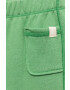 United Colors of Benetton pantaloni de trening pentru copii culoarea verde neted - Pled.ro