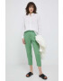 United Colors of Benetton pantaloni din in - Pled.ro