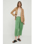 United Colors of Benetton pantaloni din in - Pled.ro