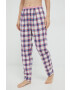 United Colors of Benetton pantaloni pijama bumbac bumbac - Pled.ro