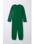 United Colors of Benetton pijama copii culoarea verde cu imprimeu - Pled.ro