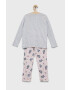 United Colors of Benetton pijama copii culoarea roz modelator - Pled.ro