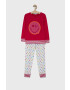 United Colors of Benetton Pijama copii x Smiley World culoarea roz modelator - Pled.ro