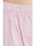 United Colors of Benetton pijamale de bumbac culoarea roz bumbac - Pled.ro