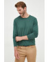 United Colors of Benetton pulover barbati culoarea verde light - Pled.ro