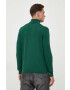 United Colors of Benetton pulover barbati culoarea verde light cu guler - Pled.ro