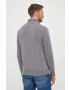 United Colors of Benetton pulover de lana barbati culoarea gri light cu turtleneck - Pled.ro