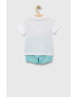 United Colors of Benetton set de bumbac pentru copii culoarea alb - Pled.ro