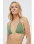 United Colors of Benetton sutien de baie culoarea verde cupa moale - Pled.ro