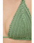 United Colors of Benetton sutien de baie culoarea verde cupa moale - Pled.ro