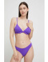 United Colors of Benetton sutien de baie culoarea violet cupa usor rigidizata - Pled.ro