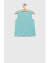 United Colors of Benetton top din bumbac pentru copii culoarea galben - Pled.ro