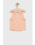 United Colors of Benetton top din bumbac pentru copii culoarea roz - Pled.ro