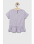 United Colors of Benetton tricou bebe culoarea violet - Pled.ro