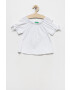 United Colors of Benetton tricou copii culoarea alb neted - Pled.ro