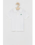 United Colors of Benetton tricou polo copii culoarea roz cu guler - Pled.ro