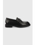 Vagabond Shoemakers mocasini de piele ALEX W femei culoarea negru cu toc plat 5548.001.20 - Pled.ro