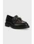 Vagabond Shoemakers mocasini de piele ALEX W femei culoarea negru cu toc plat 5548.001.20 - Pled.ro