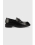 Vagabond Shoemakers mocasini de piele ALEX W femei culoarea negru cu toc plat 5548.004.20 - Pled.ro