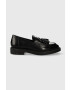 Vagabond Shoemakers mocasini de piele ALEX W femei culoarea negru cu toc plat 5648.004.20 - Pled.ro