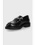 Vagabond Shoemakers mocasini de piele Alex W femei culoarea negru cu toc plat - Pled.ro