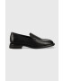 Vagabond Shoemakers mocasini de piele BRITTIE femei culoarea negru cu toc plat 5451.001.20 - Pled.ro